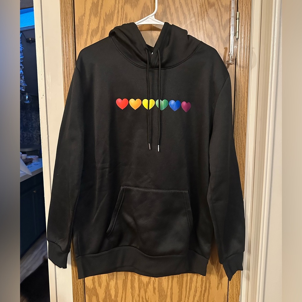 Rainbow Hearts Hoodie
